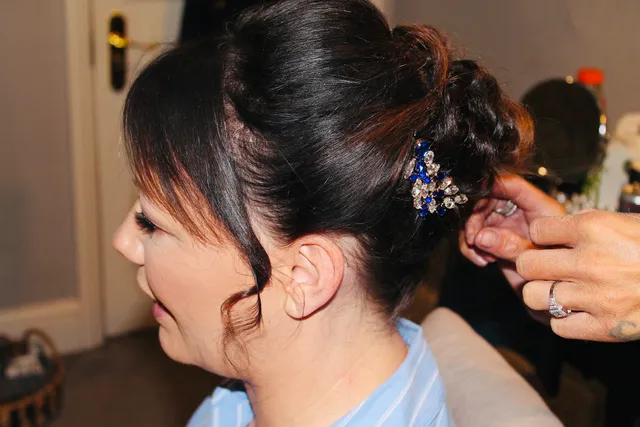 A floral occasion up-do